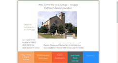 Desktop Screenshot of holyfam.com